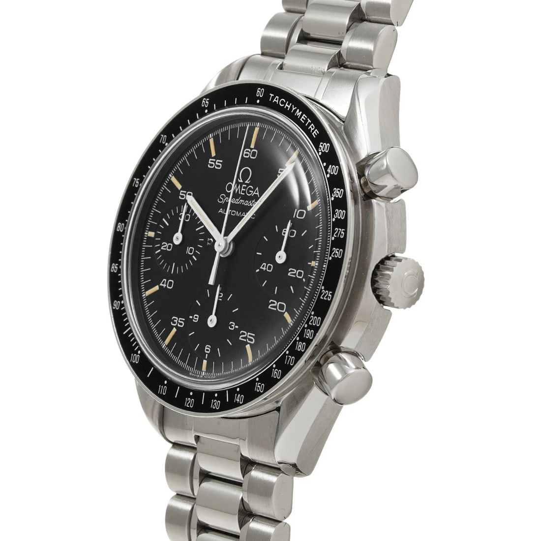 OMEGA SPEEDMASTER AUTOMATIC BLACK WATCH - 2