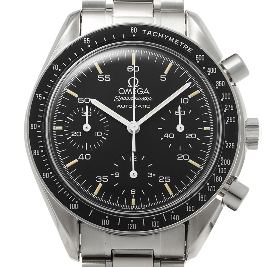 OMEGA SPEEDMASTER AUTOMATIC BLACK WATCH - 4
