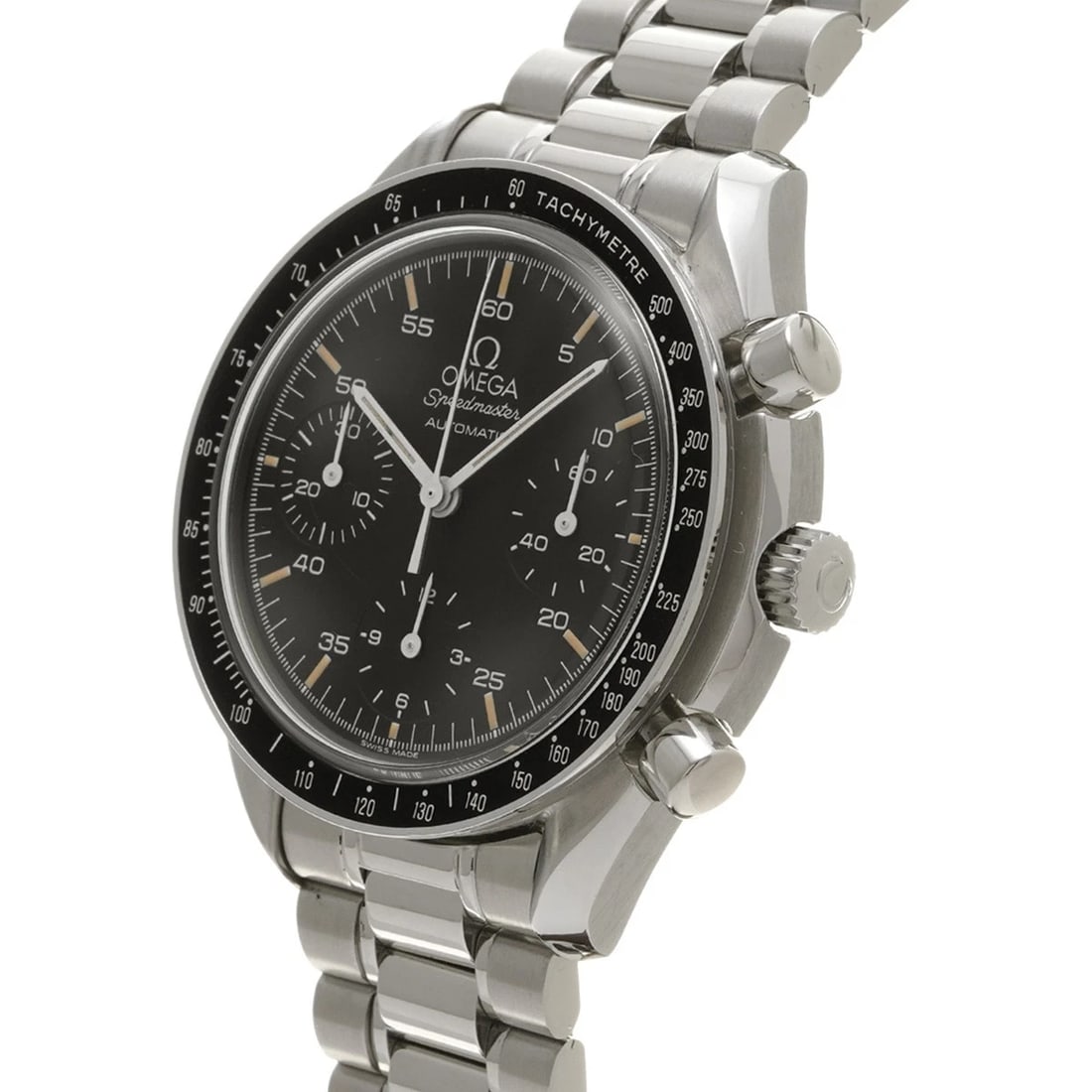 OMEGA SPEEDMASTER AUTOMATIC BLACK WATCH - 2