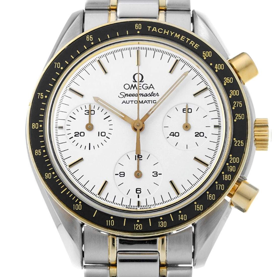 OMEGA SPEEDMASTER WHITE WATCH - 4