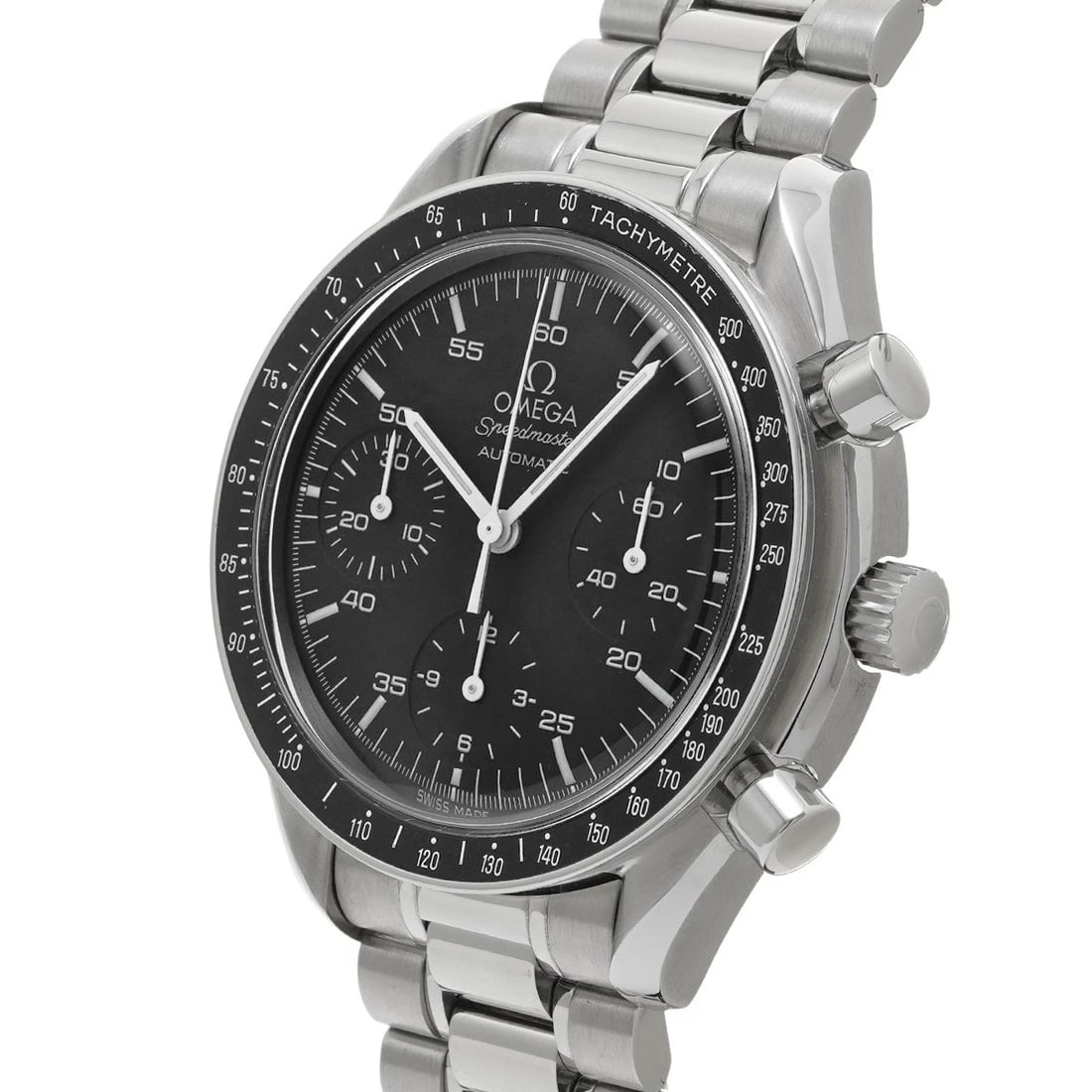OMEGA SPEEDMASTER AUTOMATIC BLACK WATCH - 2