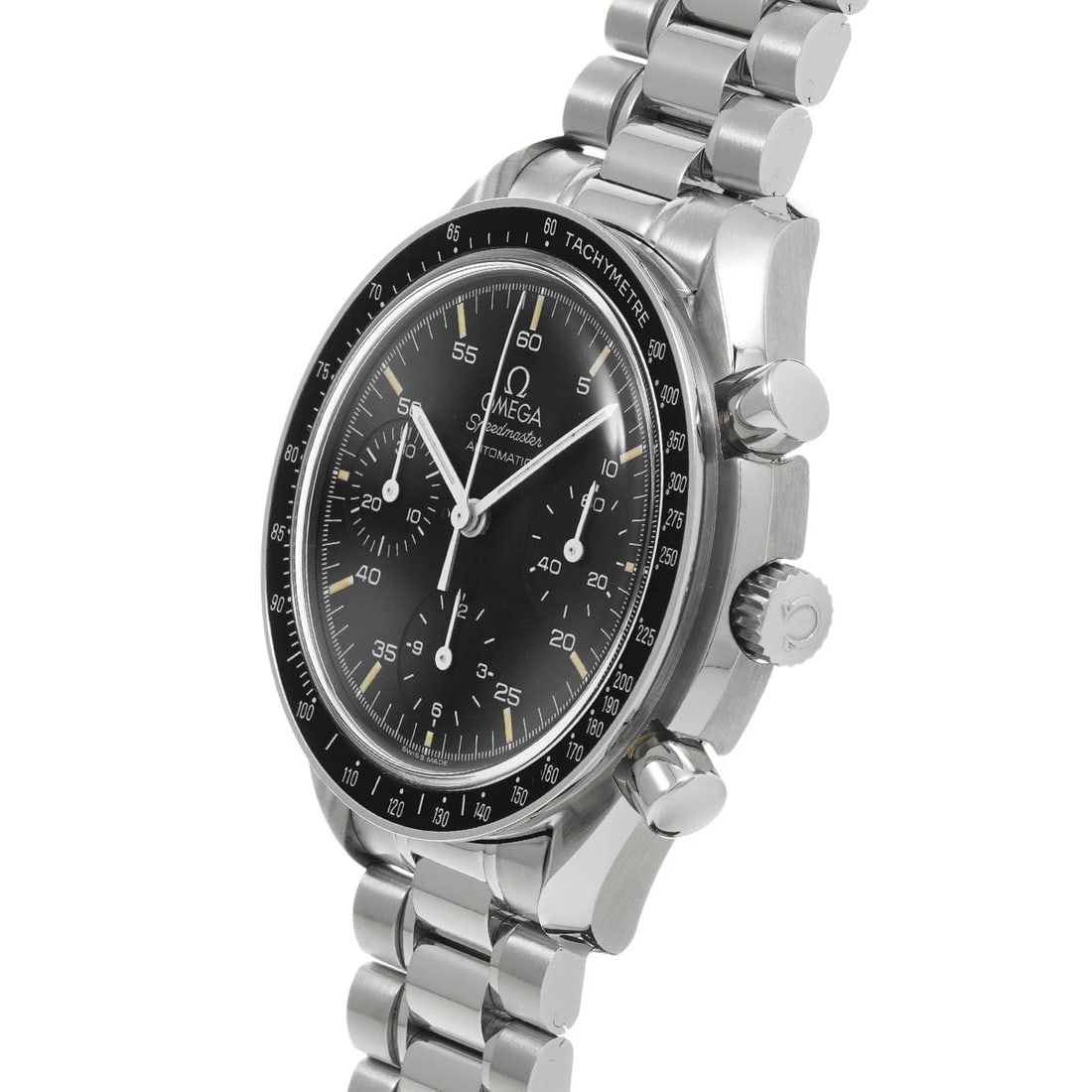 OMEGA SPEEDMASTER AUTOMATIC BLACK WATCH - 2