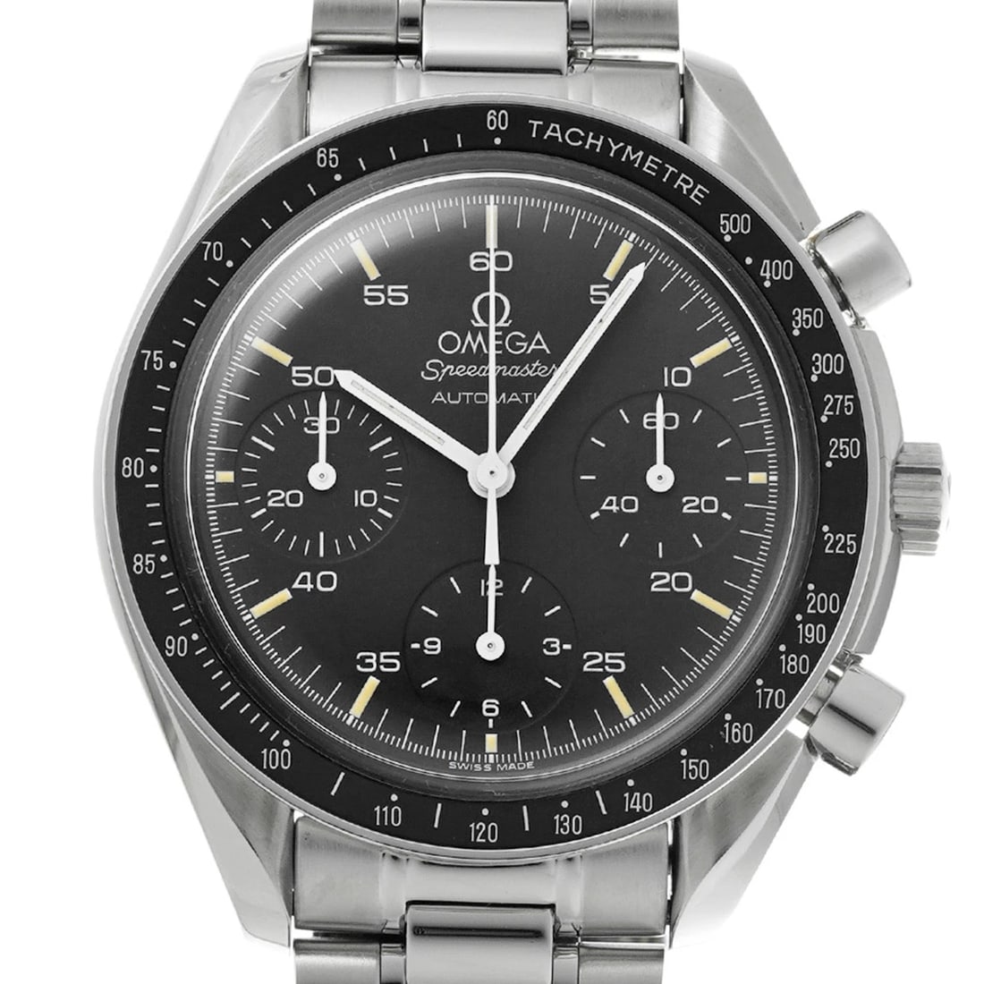 OMEGA SPEEDMASTER AUTOMATIC BLACK WATCH - 4