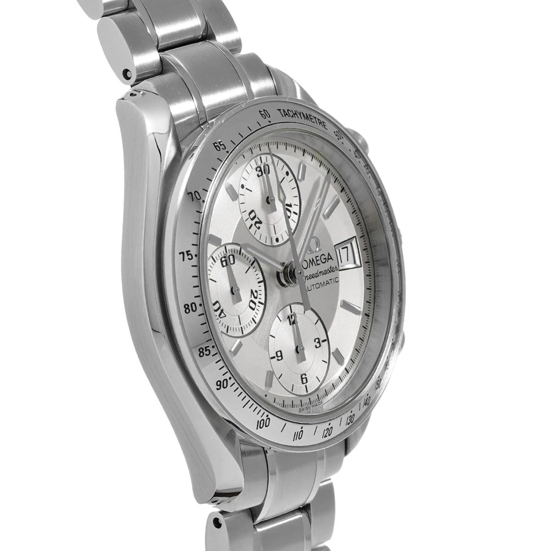 OMEGA SPEEDMASTER DATE SILVER WATCH - 3