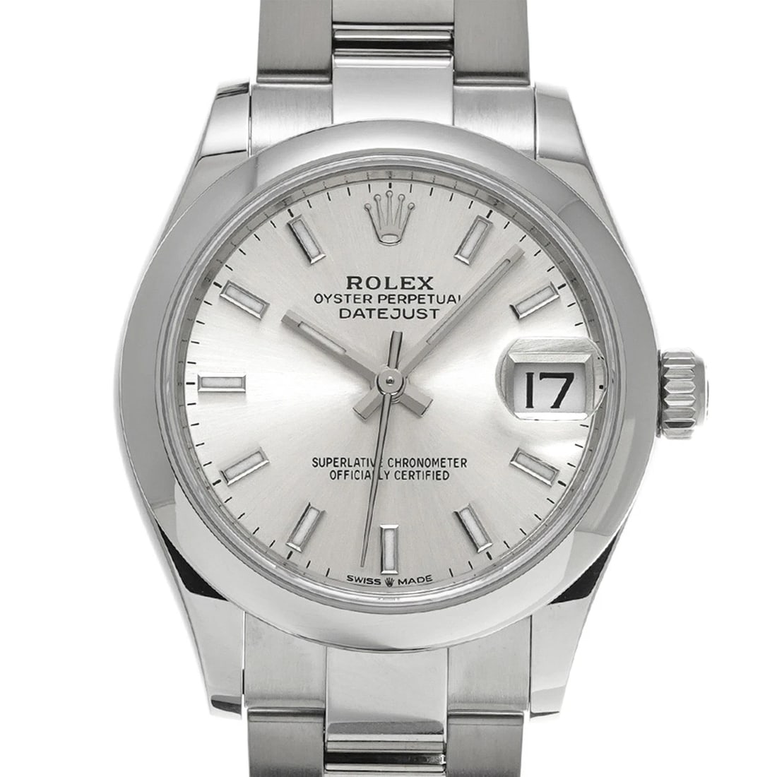 ROLEX DATEJUST 31 SILVER WATCH - 4