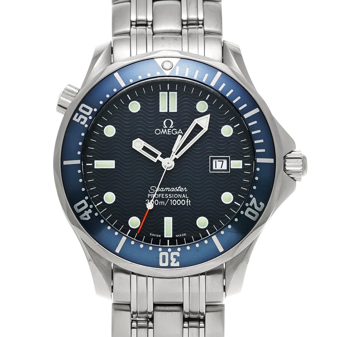 OMEGA SEAMASTER PROFESSIONAL BLUE WATCH: OMEGA Seamaster Professional blue Watch Brand: OMEGA Type/Style: Wristwatch Material: Band Material Stainless Steel, Case Material Stainless Steel Color: Dial Color Dial Color Blue Band Color Silver