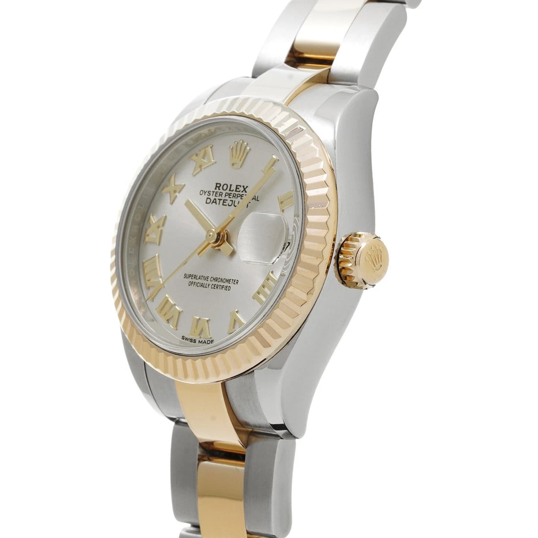 ROLEX DATEJUST 28 SILVER WATCH - 2