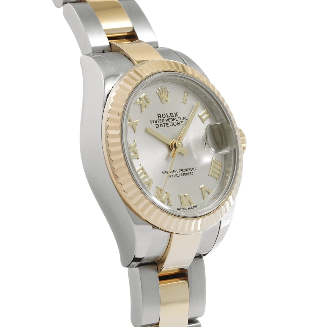 ROLEX DATEJUST 28 SILVER WATCH - 3