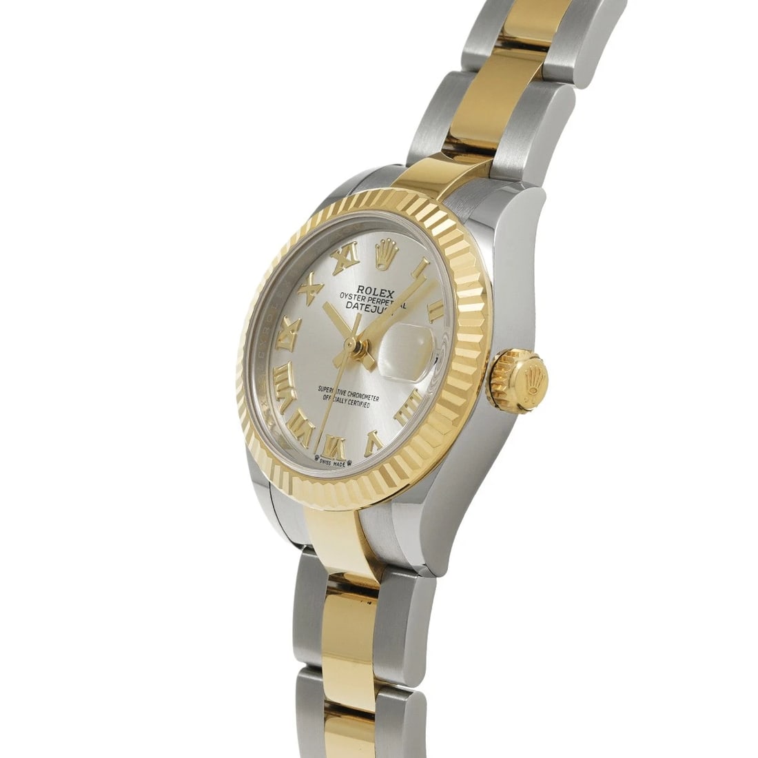 ROLEX DATEJUST 28 SILVER WATCH - 2