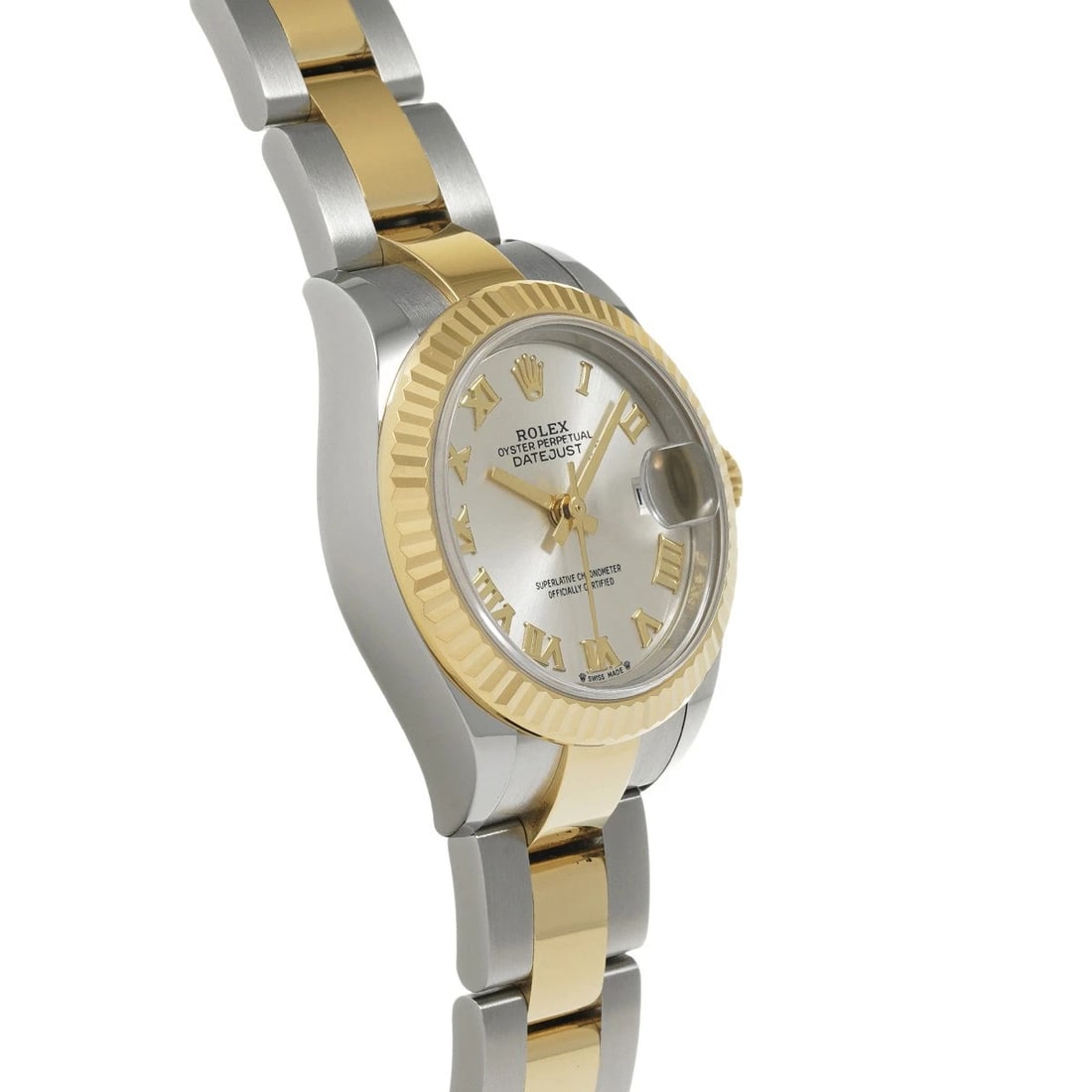 ROLEX DATEJUST 28 SILVER WATCH - 3