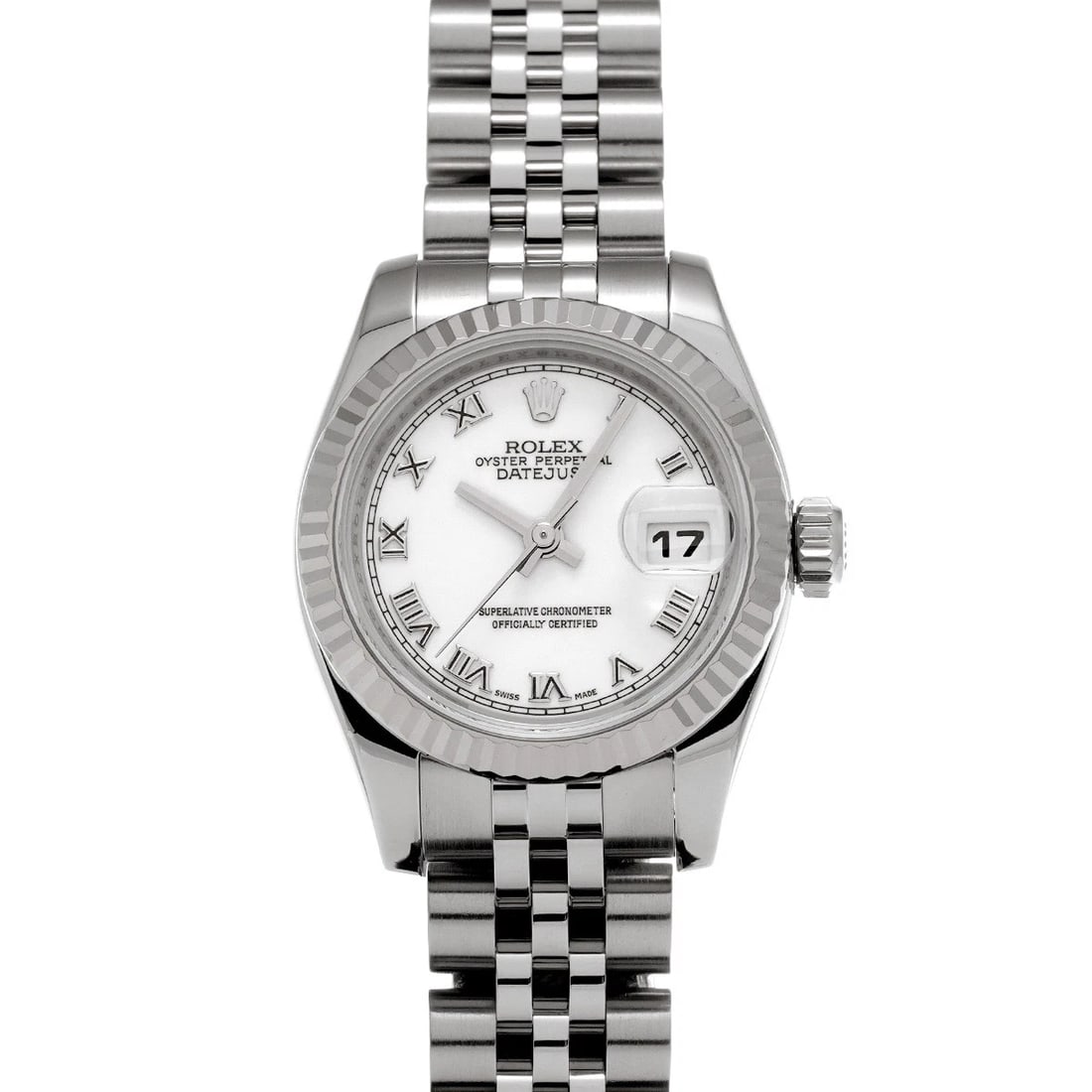 ROLEX DATEJUST WHITE WATCH: ROLEX Datejust white Watch Brand: ROLEX Type/Style: Wristwatch Material: Band Material Stainless steel, Case Material Stainless steel Color: Dial Color white Size: Case Size H/about 26mm W/about 26mm