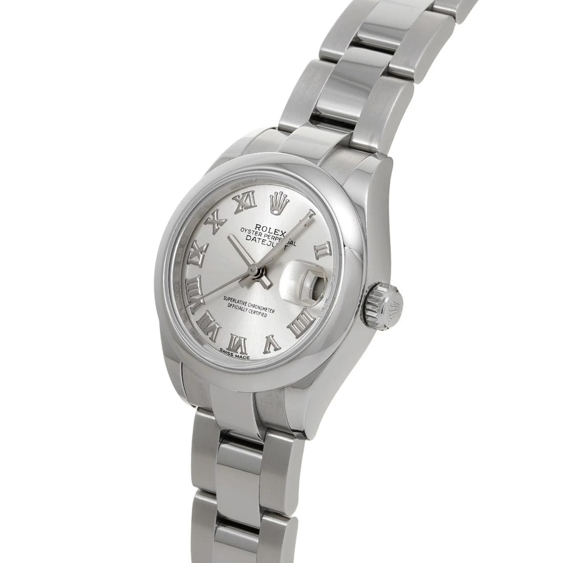 ROLEX DATEJUST 28 SILVER WATCH - 2