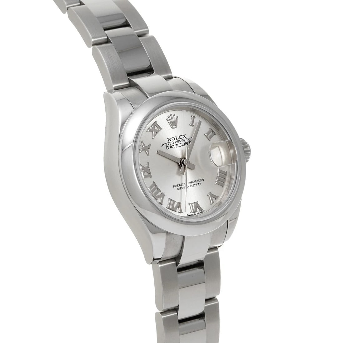 ROLEX DATEJUST 28 SILVER WATCH - 3