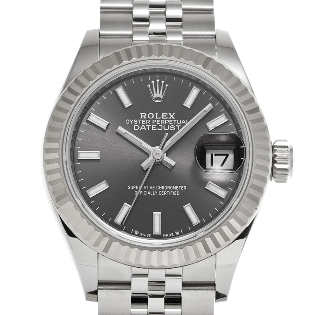 ROLEX DATEJUST 28 2GRAY WATCH - 4