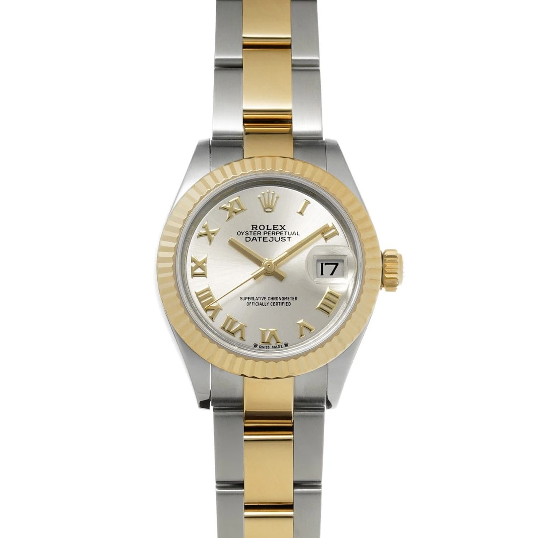 ROLEX DATEJUST 28 SILVER WATCH: ROLEX Datejust 28 Silver Watch Brand: ROLEX Type/Style: Wristwatch Material: Band Material Stainless steel/Yellow Gold, Case Material Stainless steel Color: Dial Color Silver Size: Case Size H/about 2