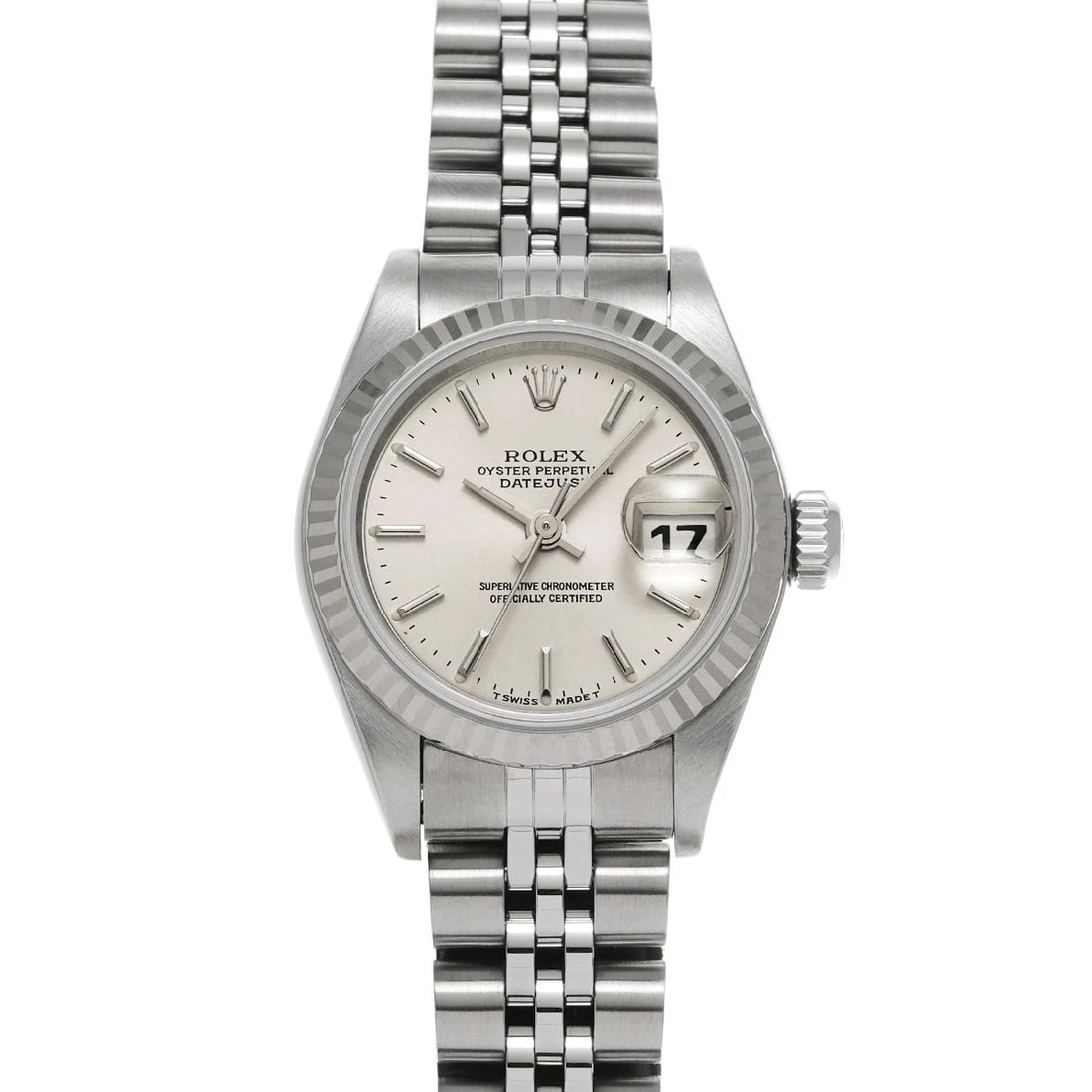 ROLEX DATEJUST 26 SILVER WATCH: ROLEX Datejust 26 Silver Watch Brand: ROLEX Type/Style: Wristwatch Material: Band Material Stainless steel, Case Material Stainless steel Color: Dial Color Silver Size: Case Size H/about 26mm W/about