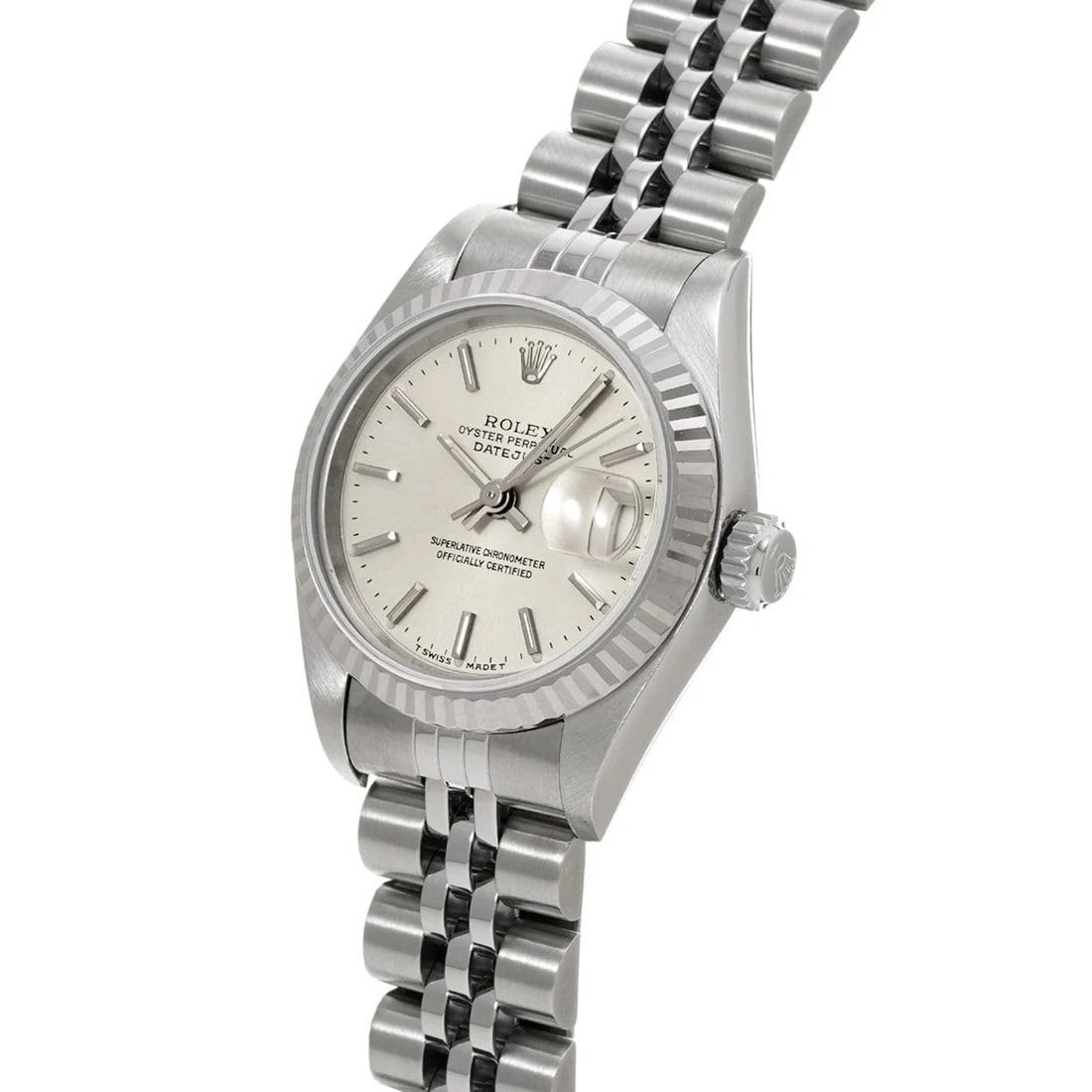 ROLEX DATEJUST 26 SILVER WATCH - 2