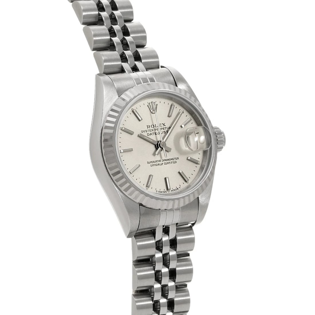 ROLEX DATEJUST 26 SILVER WATCH - 3