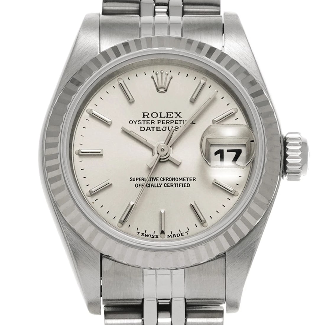 ROLEX DATEJUST 26 SILVER WATCH - 4