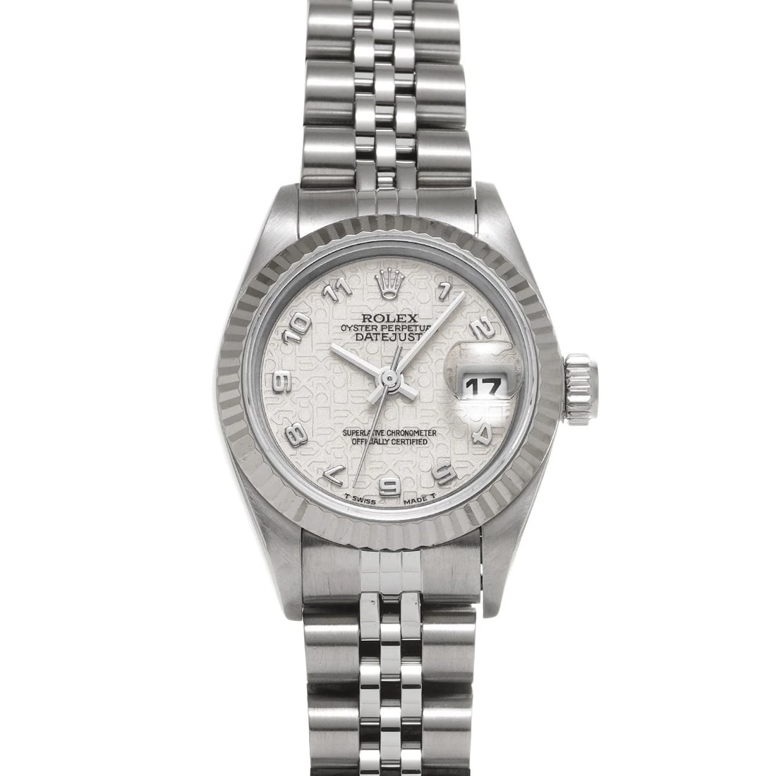 ROLEX DATEJUST IVORY COMPUTER WATCH: ROLEX Datejust Ivory Computer Watch Brand: ROLEX Type/Style: Wristwatch Material: Band Material Stainless steel, Case Material Stainless steel Color: Dial Color Ivory Computer Size: Case Size H/about