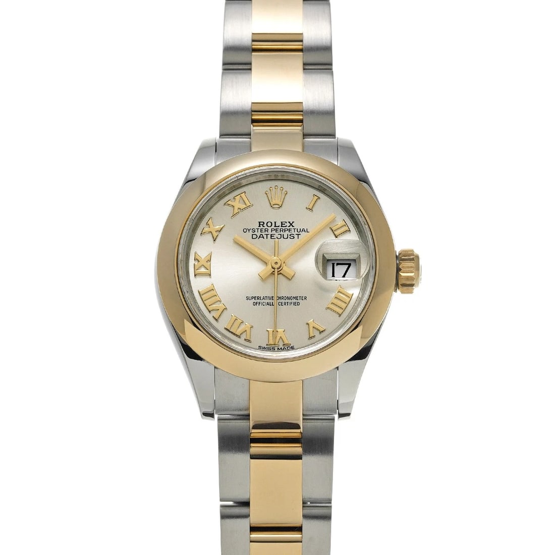 ROLEX DATEJUST 28 SILVER WATCH: ROLEX Datejust 28 Silver Watch Brand: ROLEX Type/Style: Wristwatch Material: Band Material Stainless steel/Yellow Gold, Case Material Stainless steel Color: Dial Color Silver Size: Case Size H/about
