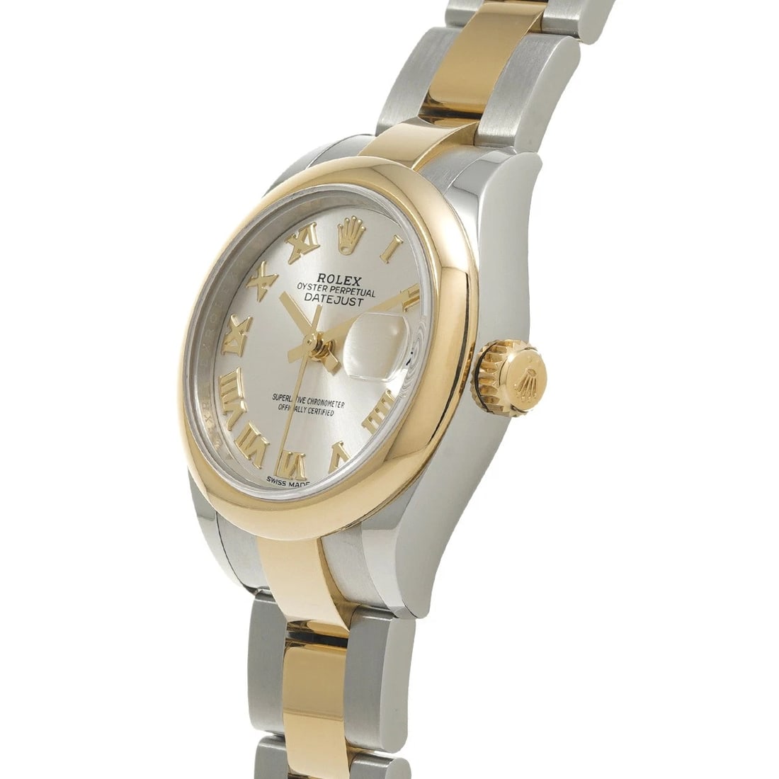 ROLEX DATEJUST 28 SILVER WATCH - 2