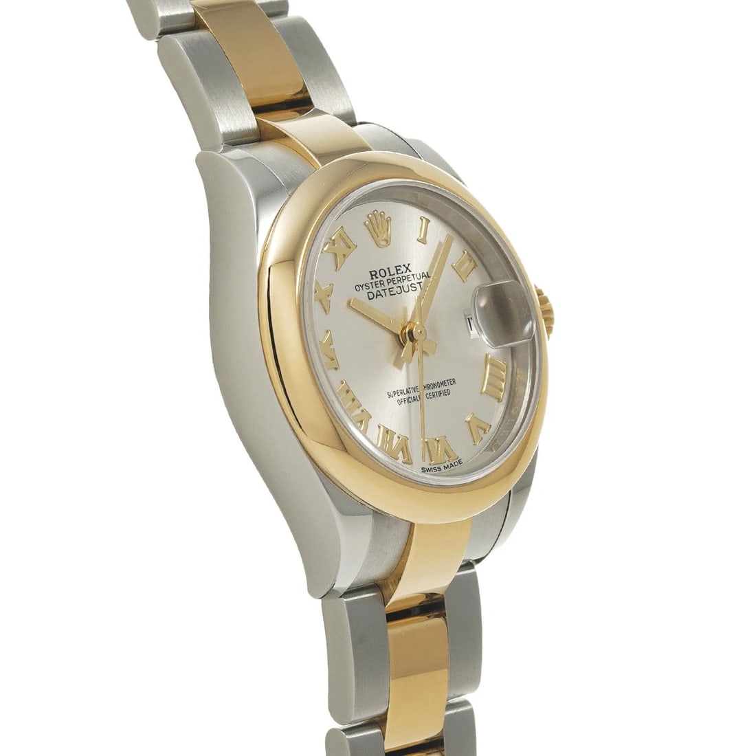 ROLEX DATEJUST 28 SILVER WATCH - 3