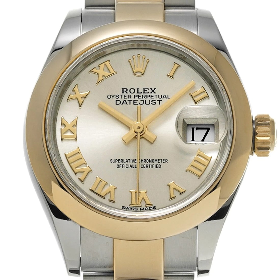 ROLEX DATEJUST 28 SILVER WATCH - 4