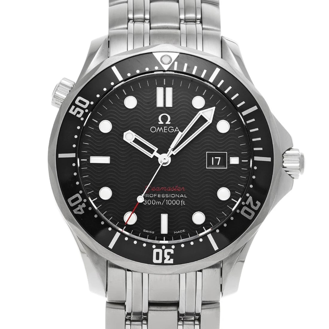 OMEGA SEAMASTER PROFESSIONAL BLACK WATCH: OMEGA Seamaster Professional black Watch Brand: OMEGA Type/Style: Wristwatch Material: Band Material Stainless Steel, Case Material Stainless Steel Color: Dial Color Dial Color Black Case Color Silver