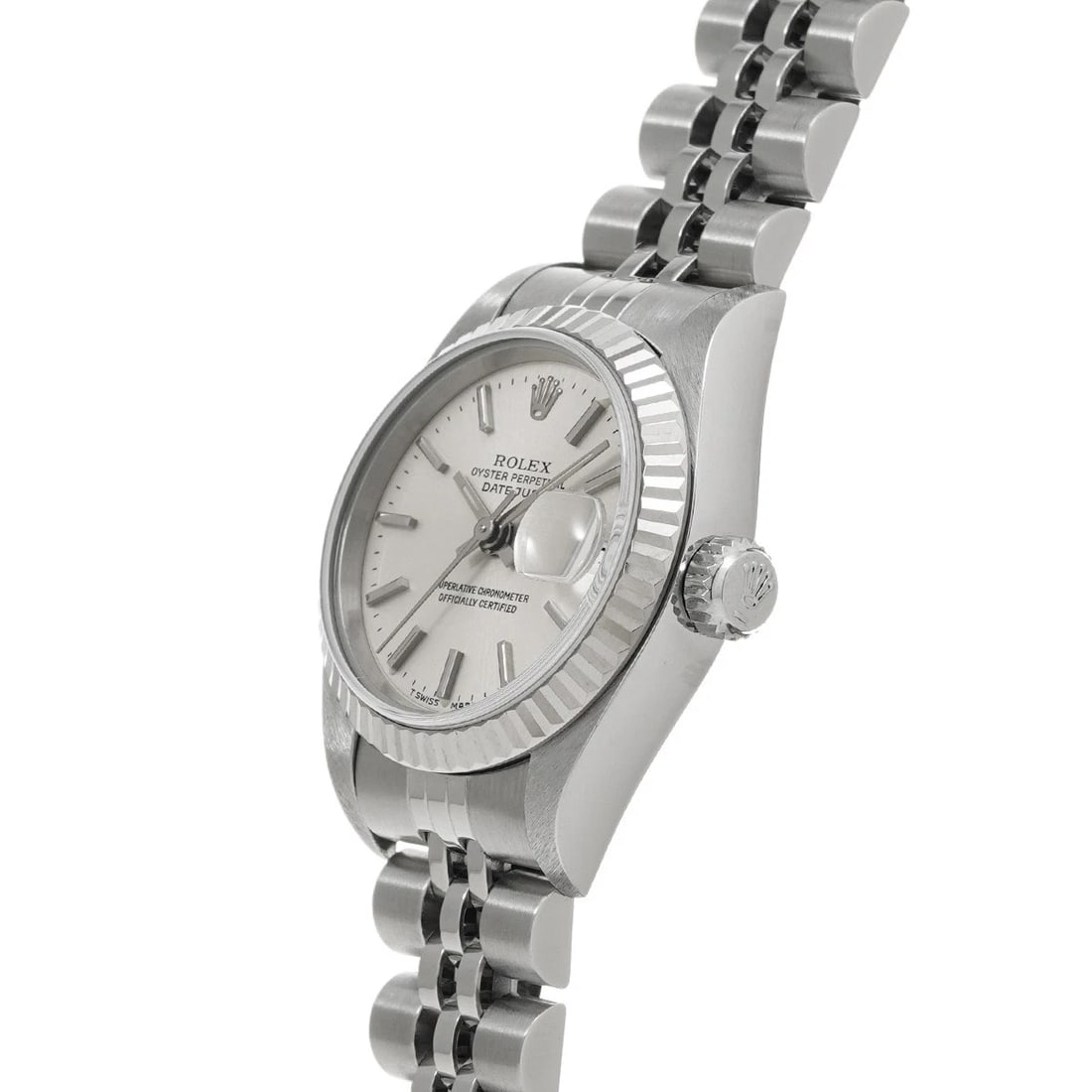 ROLEX DATEJUST SILVER WATCH - 2