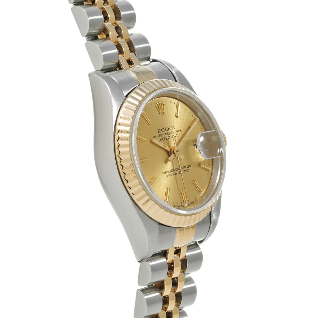 ROLEX DATEJUST 26 CHAMPAGNE WATCH - 3