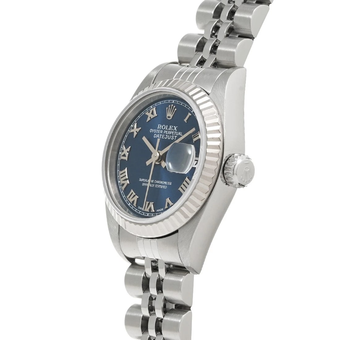 ROLEX DATEJUST BLUE WATCH - 2