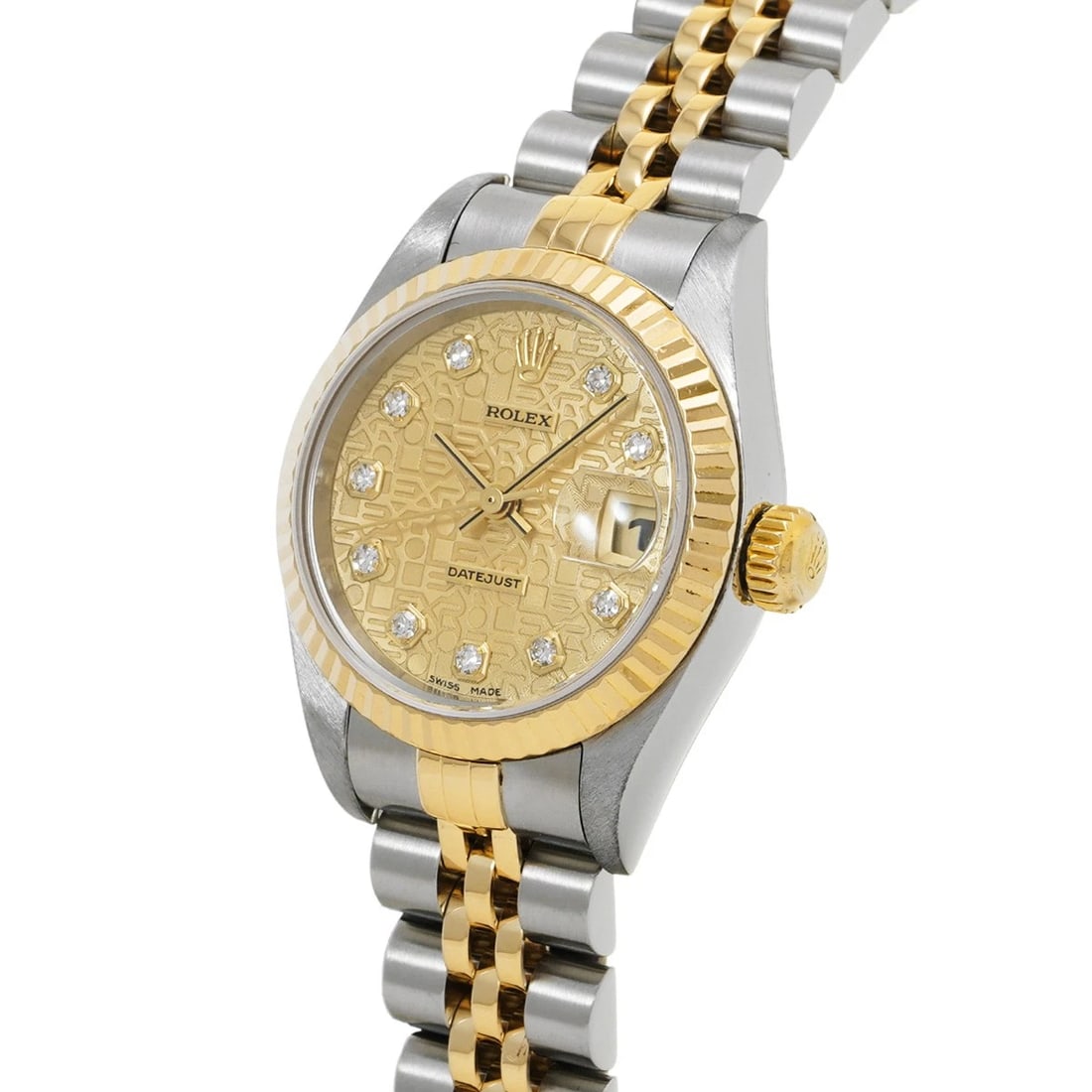 ROLEX DATEJUST CHAMPAGNE COMPUTER/DIAMOND WATCH - 2