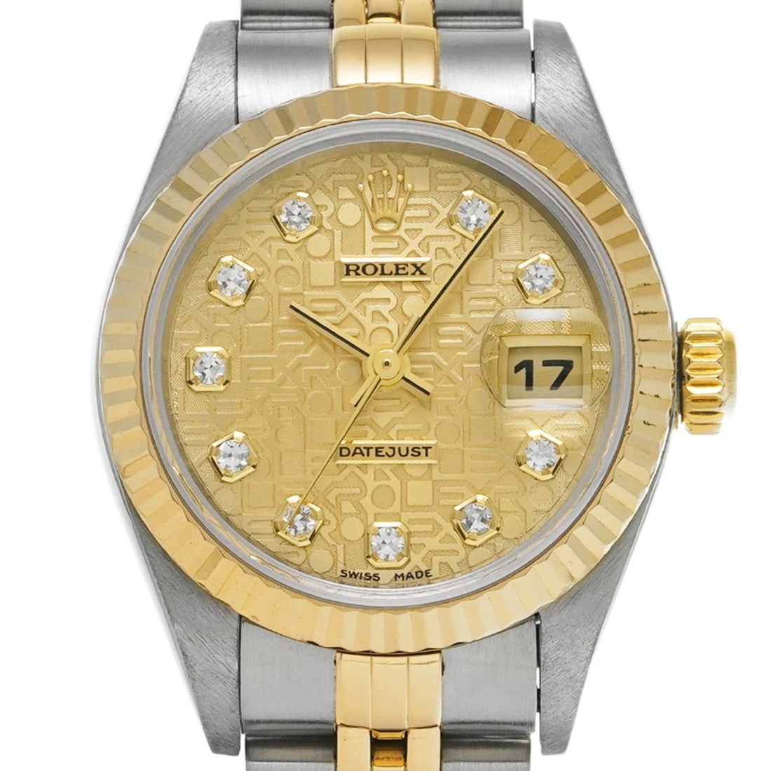 ROLEX DATEJUST CHAMPAGNE COMPUTER/DIAMOND WATCH - 4