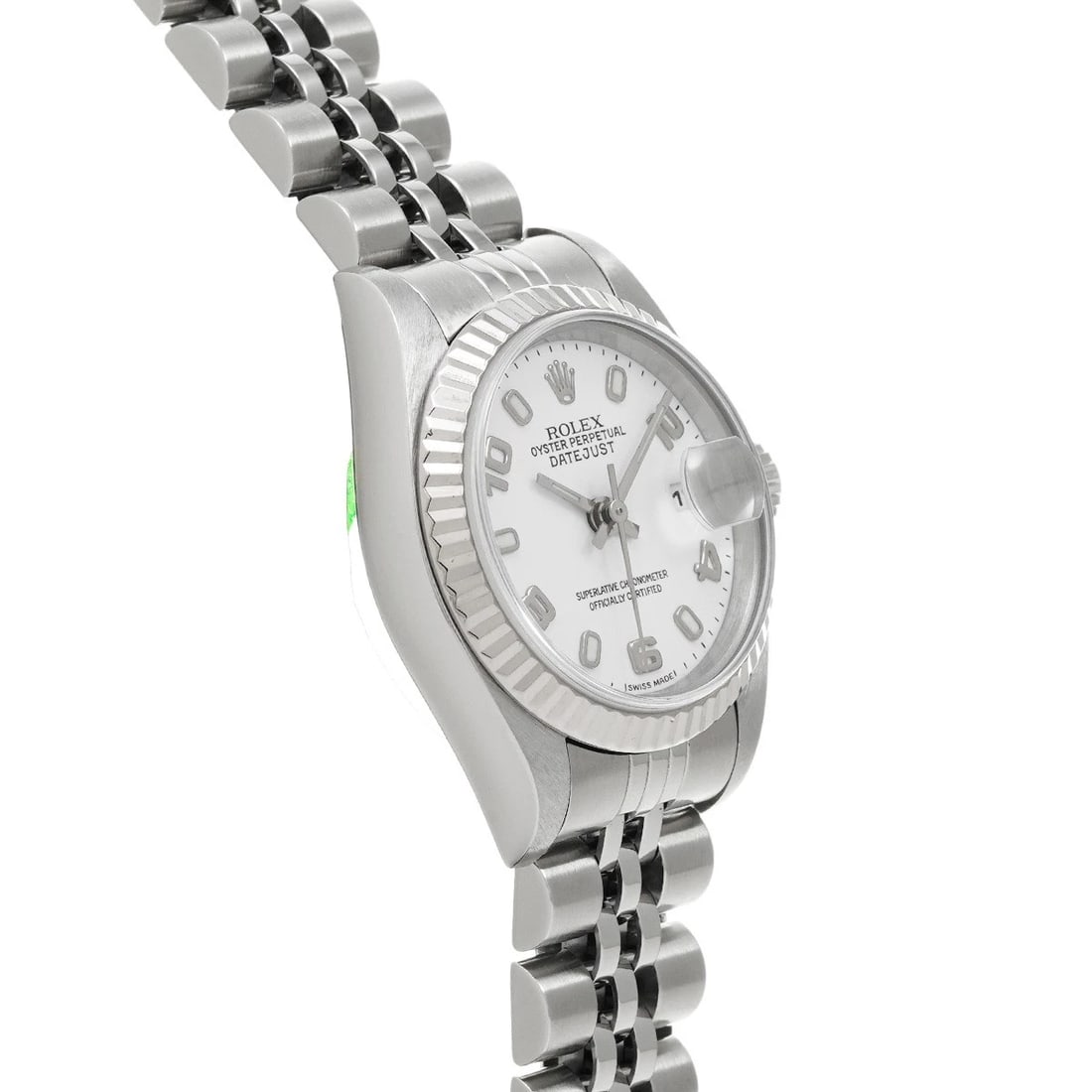 ROLEX DATEJUST WHITE WATCH - 3