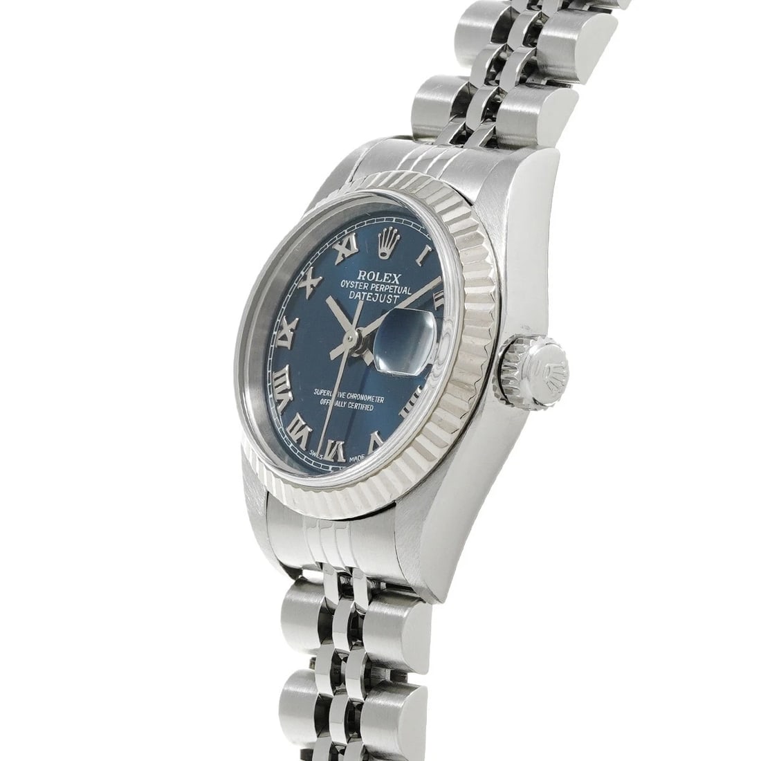 ROLEX DATEJUST BLUE WATCH - 2