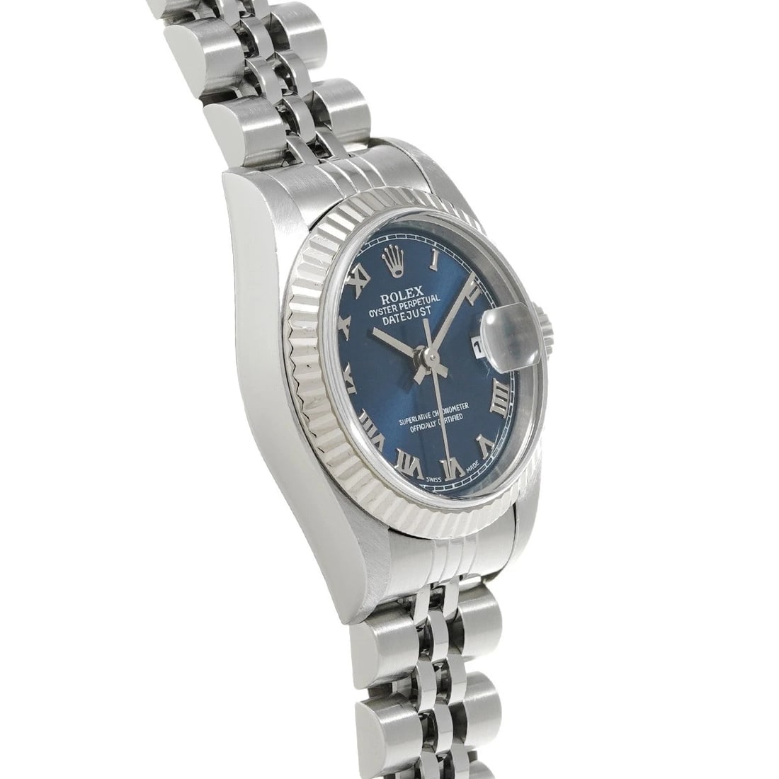 ROLEX DATEJUST BLUE WATCH - 3