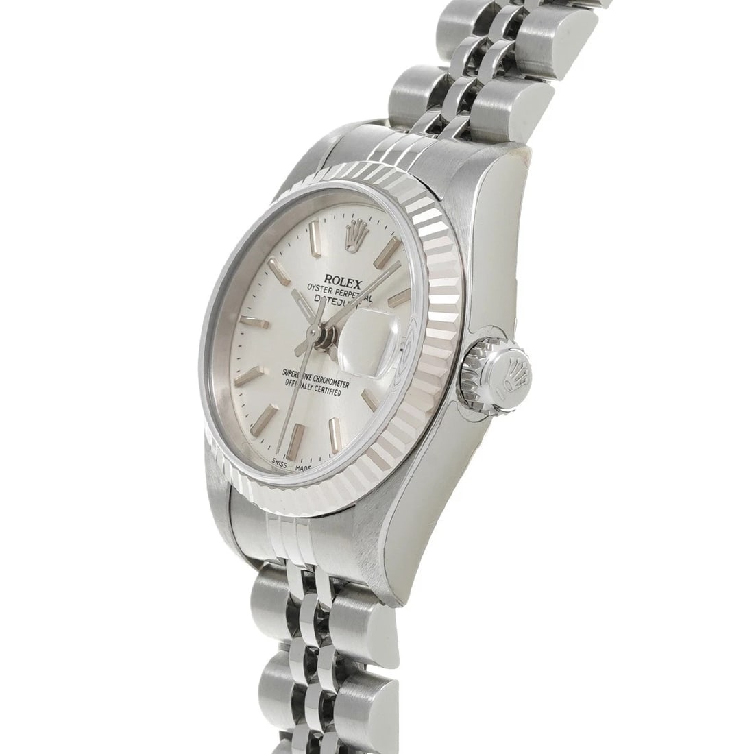 ROLEX DATEJUST SILVER WATCH - 2