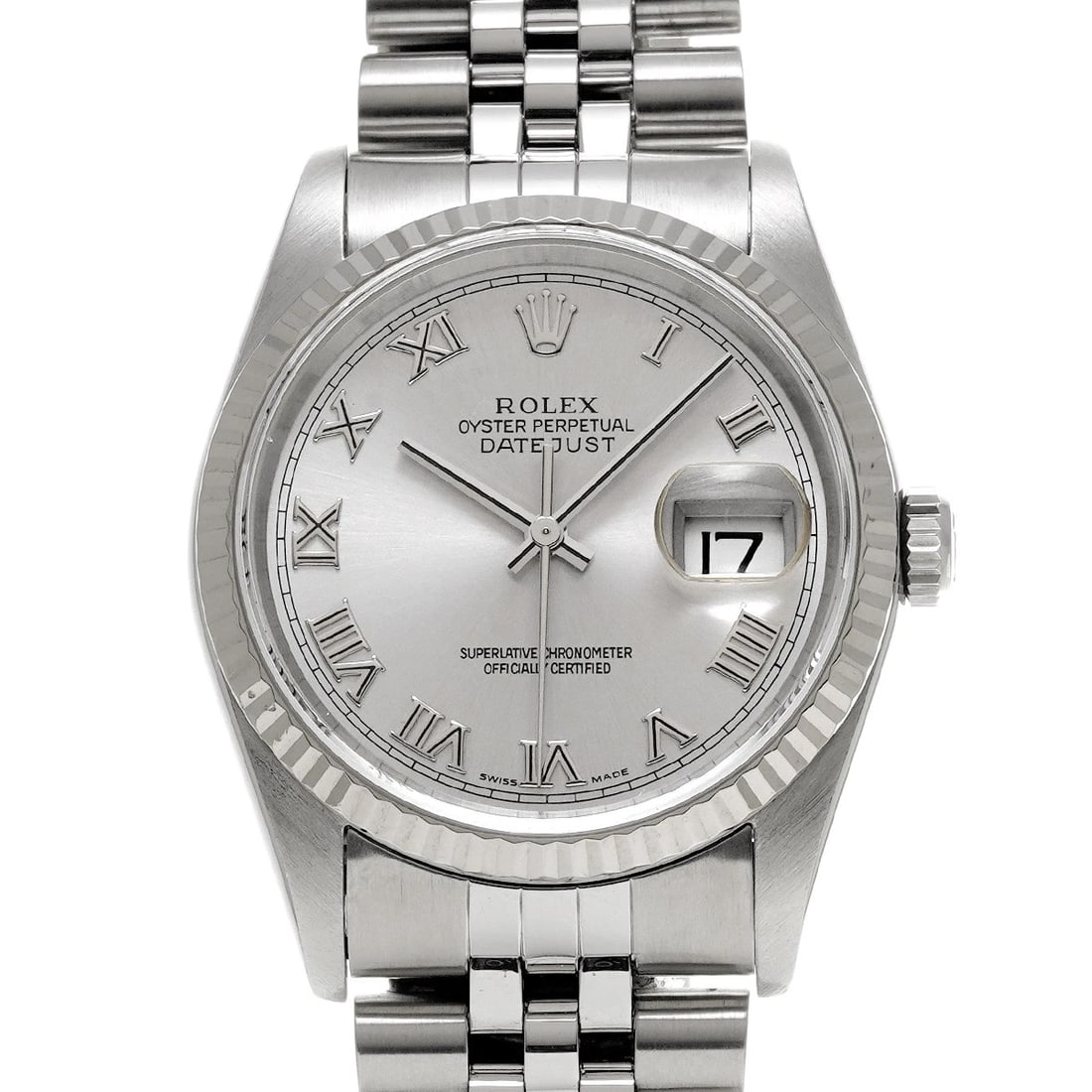 ROLEX DATEJUST 36 SILVER WATCH: ROLEX Datejust 36 Silver Watch Brand: ROLEX Type/Style: Wristwatch Material: Band Material Stainless steel, Case Material Stainless steel Color: Dial Color Silver Size: Case Size H/about 36mm W/about