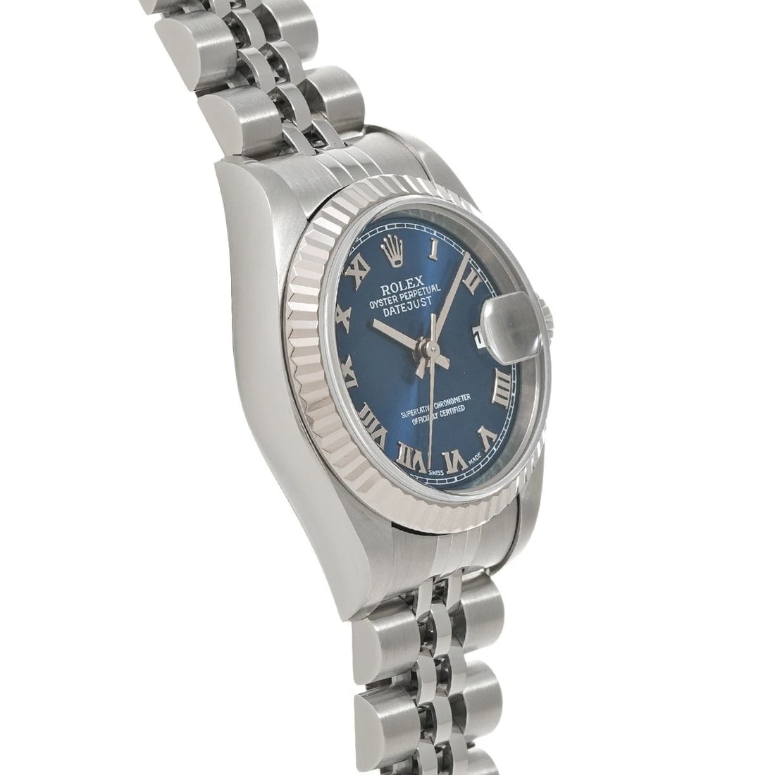 ROLEX DATEJUST BLUE WATCH - 3