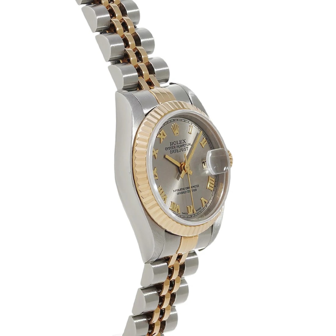 ROLEX DATEJUST GRAY WATCH - 3