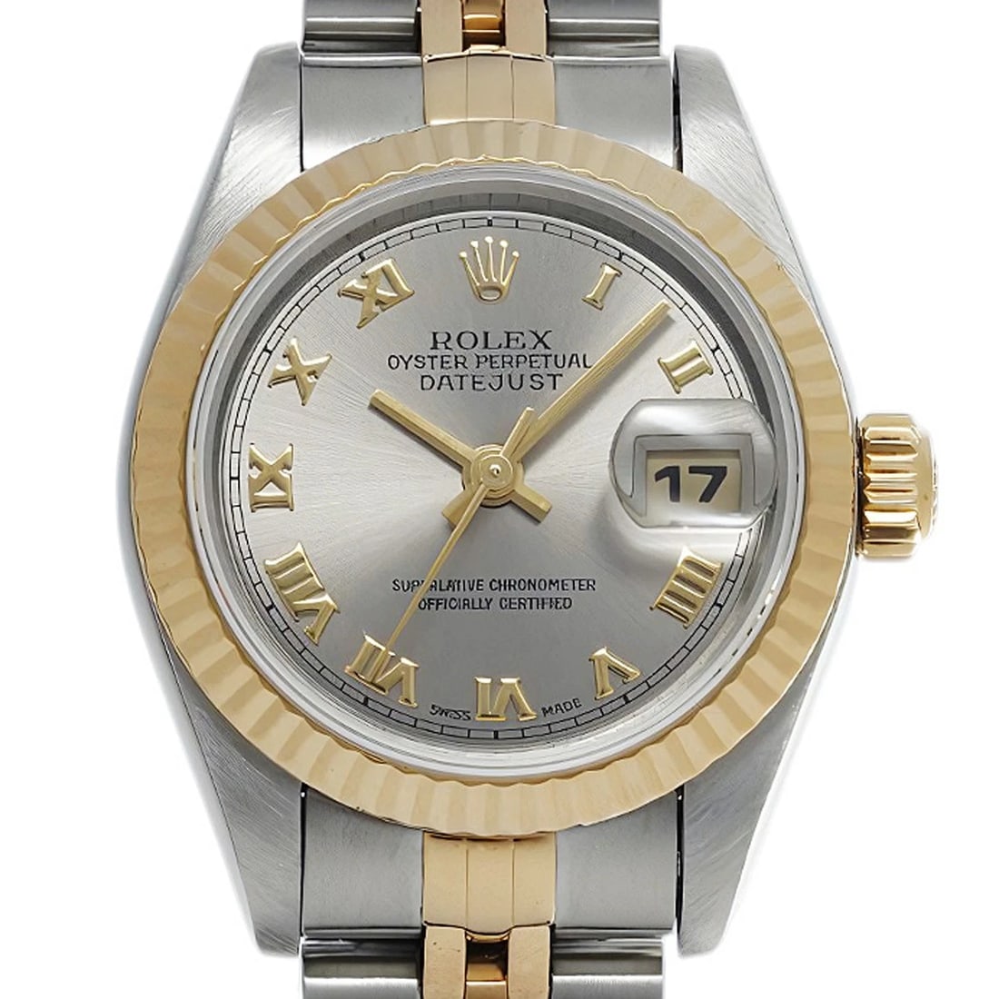 ROLEX DATEJUST GRAY WATCH - 4