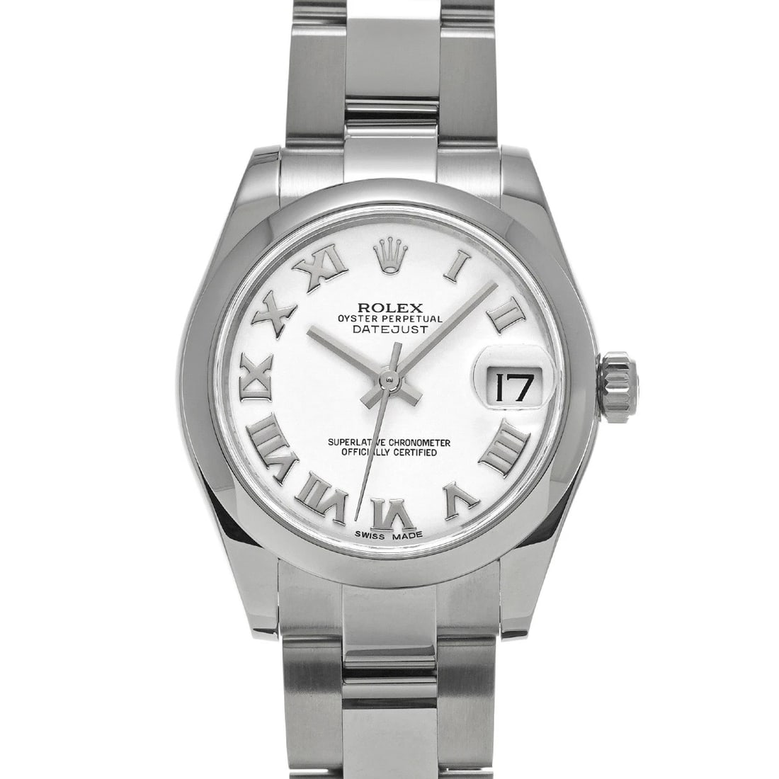 ROLEX DATEJUST WHITE WATCH: ROLEX Datejust white Watch Brand: ROLEX Type/Style: Wristwatch Material: Band Material Stainless steel, Case Material Stainless steel Color: Dial Color white Size: Case Size H/about 31mm W/about 31mm