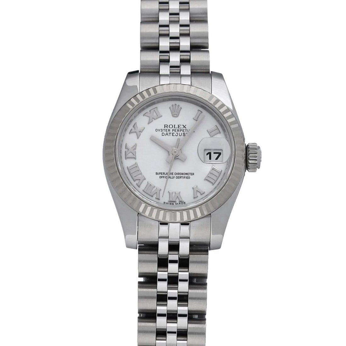 ROLEX DATEJUST WHITE WATCH: ROLEX Datejust white Watch Brand: ROLEX Type/Style: Wristwatch Material: Band Material Stainless steel, Case Material Stainless steel Color: Dial Color white Size: Case Size H/about 26mm W/about 26mm