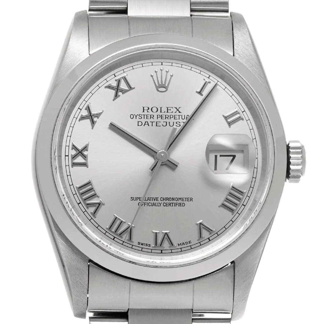 ROLEX DATEJUST GRAY WATCH - 4