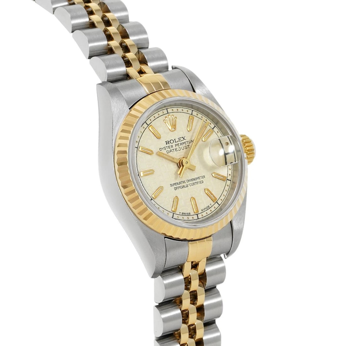 ROLEX DATEJUST IVORY COMPUTER WATCH - 3