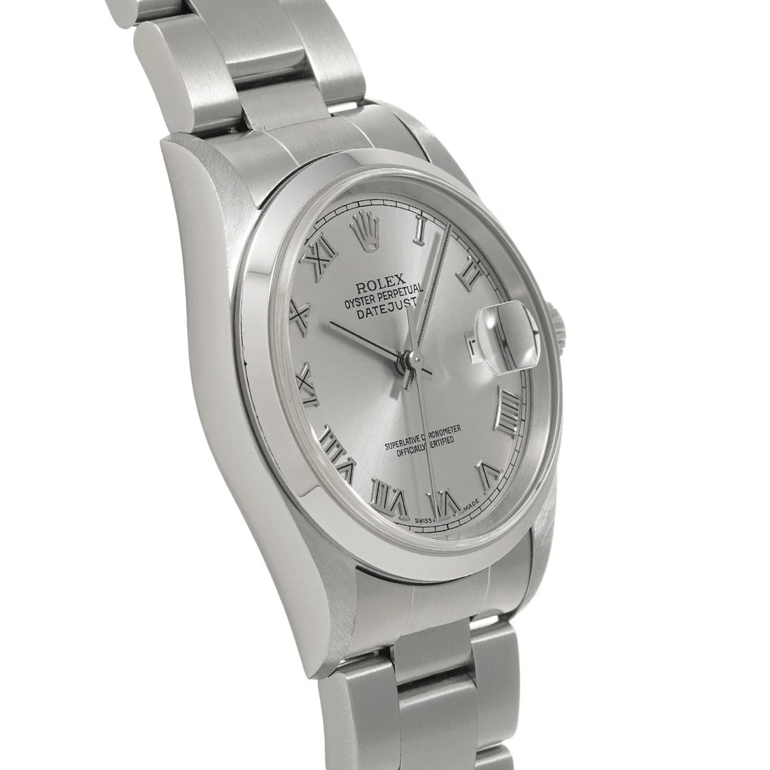 ROLEX DATEJUST GRAY WATCH - 3