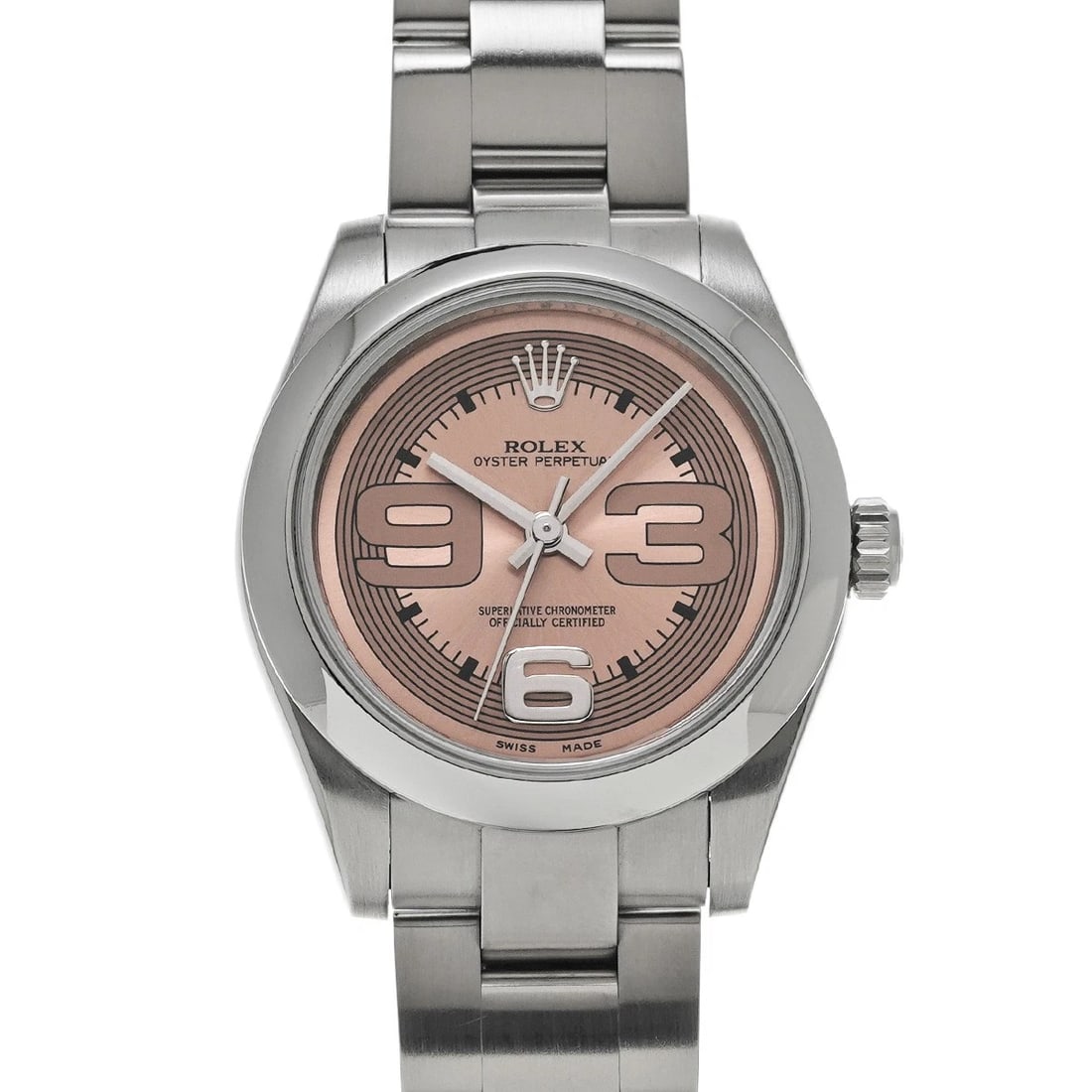 ROLEX OYSTER PERPETUAL 31 PINK WATCH: ROLEX Oyster Perpetual 31 pink Watch Brand: ROLEX Type/Style: Wristwatch Material: Band Material Stainless steel, Case Material Stainless steel Color: Dial Color pink Size: Case Size H/about 31mm
