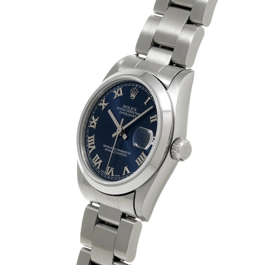 ROLEX DATEJUST BLUE WATCH - 2