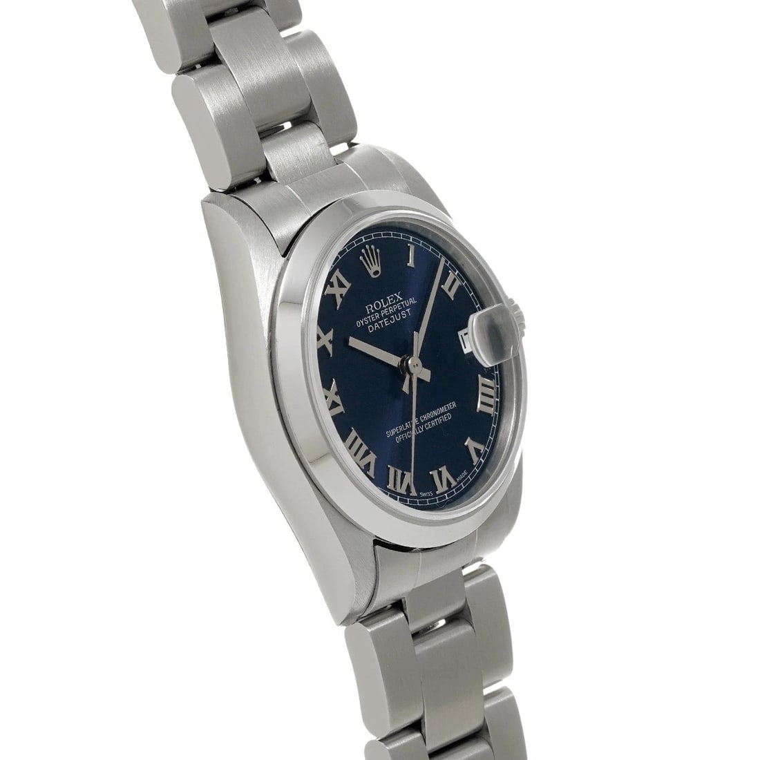 ROLEX DATEJUST BLUE WATCH - 3